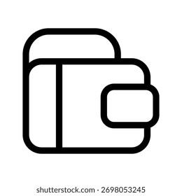 Ilustración de diseño de símbolo de Vector de icono de cartera