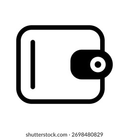Wallet Icon Vector Symbol Design Illustration