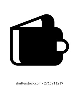 Ilustración de diseño de símbolo de Vector de icono de cartera