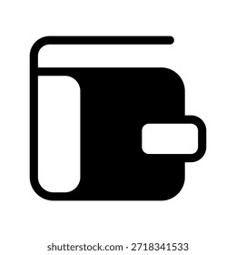 Ilustración de diseño de símbolo de Vector de icono de cartera