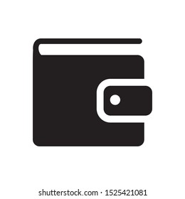 WALLET ICON VECTOR SYMBOL TEMPLATE