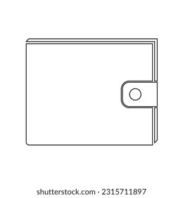 wallet icon vector template illustration logo design