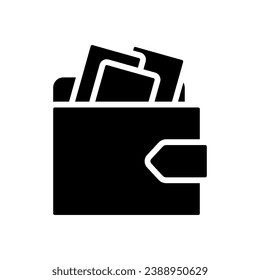 Vector de icono de cartera en moda