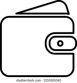Wallet icon vector trendy style illustration on white background 