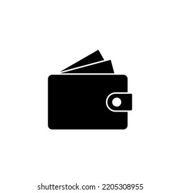 Wallet icon vector for web and mobile app. wallet sign and symbol
