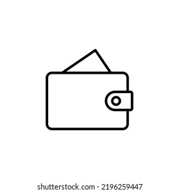 Wallet icon for web and mobile app. wallet sign and symbol