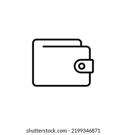 Wallet icon for web and mobile app. wallet sign and symbol