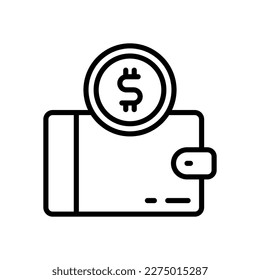 icono de cartera para el diseño de tu sitio web, logotipo, aplicación, interfaz de usuario.