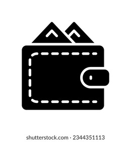 icono de cartera para tu sitio web, móvil, presentación y diseño de logotipo.