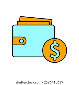 wallet icons  symbol vector elements for infographic web