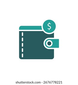 Iconos de la cartera. Trazo editable. Signo de estilo lineal para uso Diseño web, logotipo. Ilustración de símbolo.