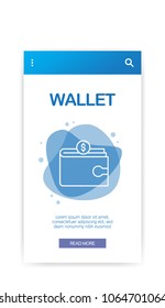Wallet Infographic Concept