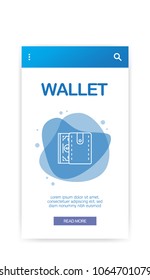 Wallet Infographic Concept