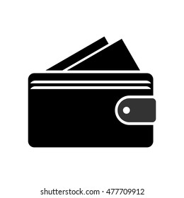 wallet isolated on white background