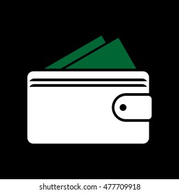 wallet isolated on white background