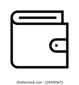 wallet line icon