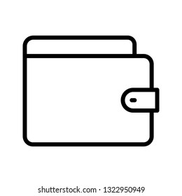 wallet line icon