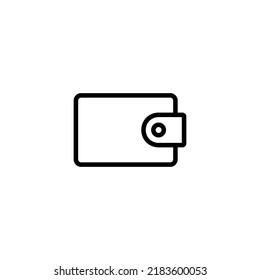 Wallet line icon vector design