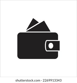 wallet line new vector icon