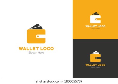 Wallet Logo Abstract Design Vector