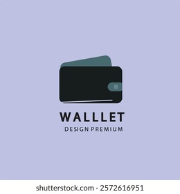 Wallet logo design Simple Creative Vector Design Template