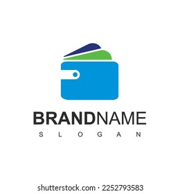 Wallet logo design template, Payment icon