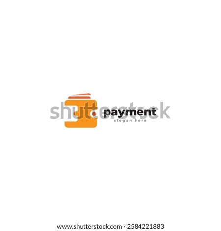 Wallet logo design template, Payment icon