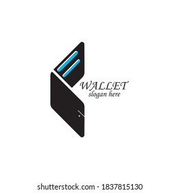 Wallet Logo Template Design Vector, Emblem, Design Concept, Creative Symbol, Icon
