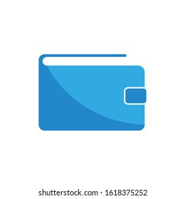 wallet logo vector template illustration