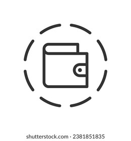 Wallet Missing Icon Sign Symbol