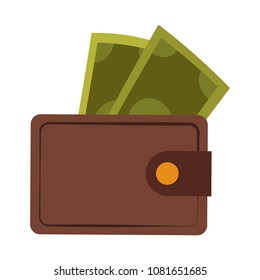 Wallet with money