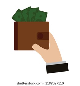 Wallet with money