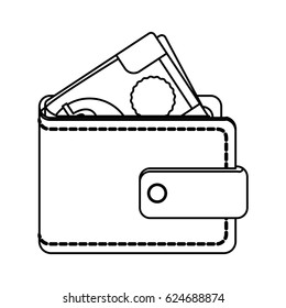 Wallet with money
