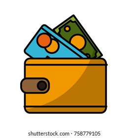 Wallet with money