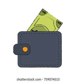 Wallet with money