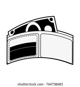 Wallet with money