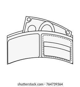 Wallet with money