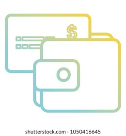 wallet money with credit card
