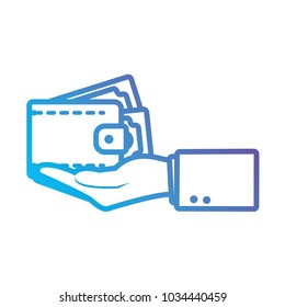 wallet with money design