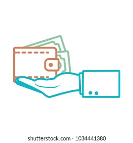 wallet with money design