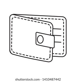wallet money financial isolated icon