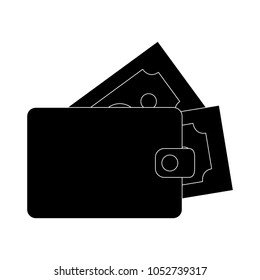 wallet with money icon