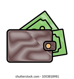 wallet with money icon