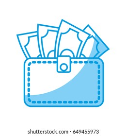 wallet with money icon