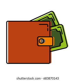 wallet with money icon