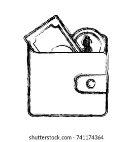 wallet with money icon 
