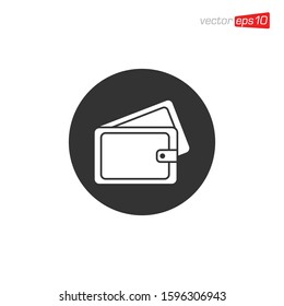 Wallet Money Icon Design Vector Template