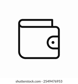 wallet money icon sign vector