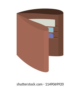 wallet money isolated icon