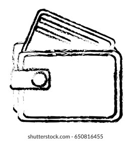 wallet money isolated icon